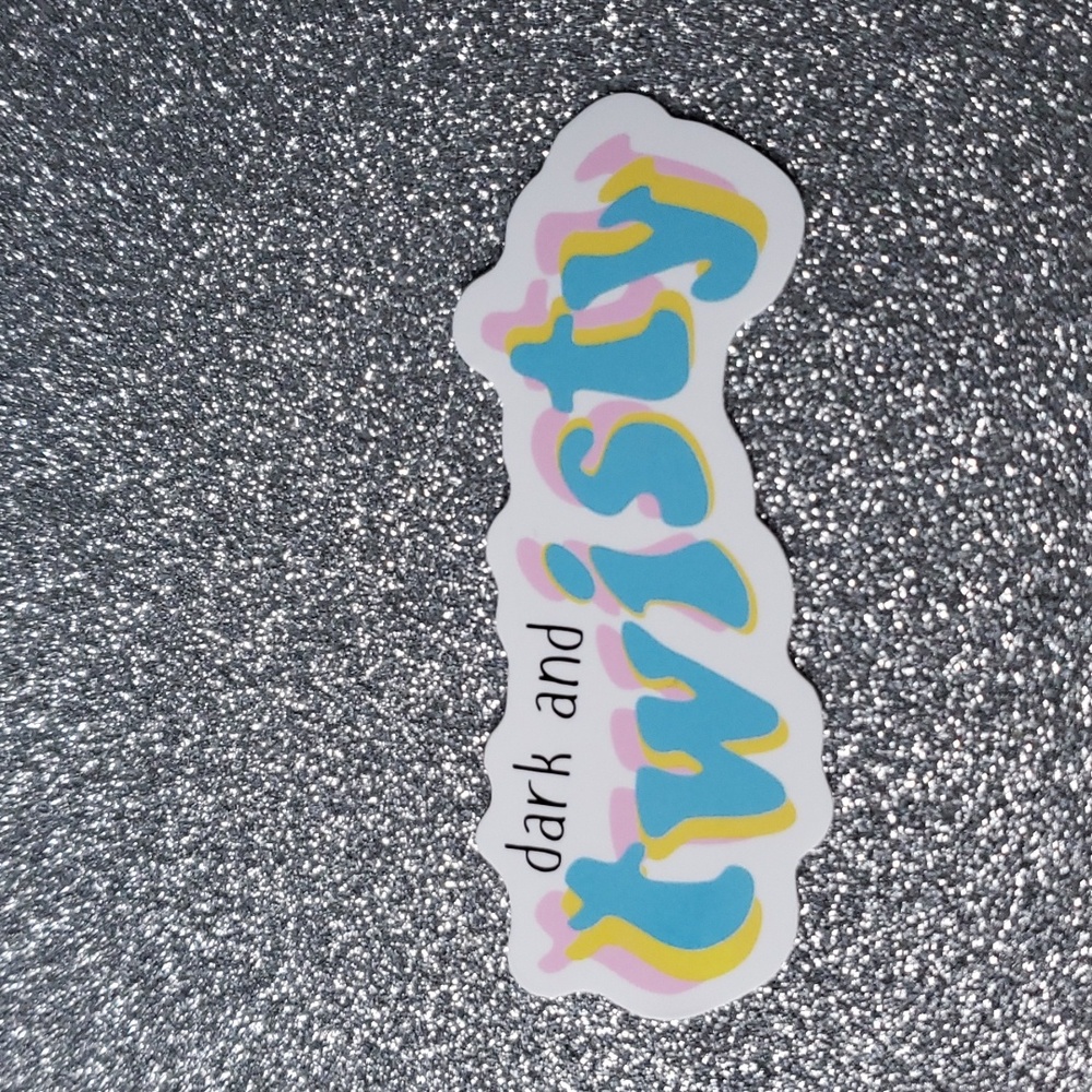 GREY'S ANATOMY Waterproof Sticker Quote dark twisty